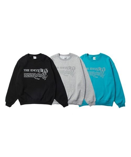 Ressaca(レサーカ)の「オーバーサイズ バックプリント クルーネックスウェット(スウェット・メンズ・グレー系その他/ブラック/グレー/ブルー/ブラック系その他/ネイビー・L/M/XL)」の10枚目の写真