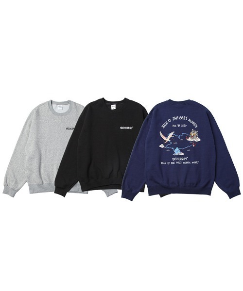 Ressaca(レサーカ)の「オーバーサイズ バックプリント クルーネックスウェット(スウェット・メンズ・グレー系その他/ブラック/グレー/ブルー/ブラック系その他/ネイビー・L/M/XL)」の9枚目の写真