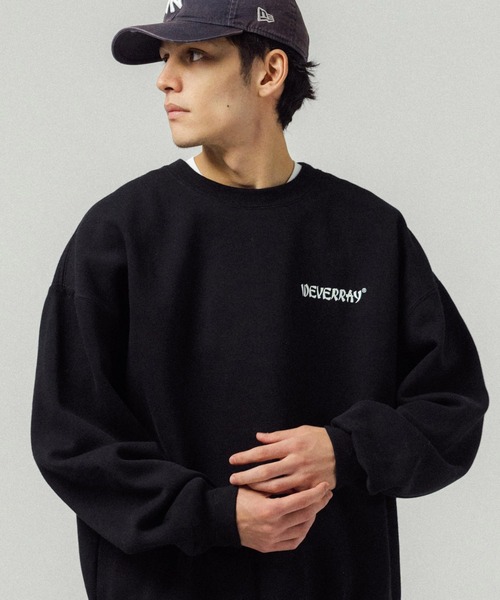 Ressaca(レサーカ)の「オーバーサイズ バックプリント クルーネックスウェット(スウェット・メンズ・グレー系その他/ブラック/グレー/ブルー/ブラック系その他/ネイビー・L/M/XL)」の14枚目の写真