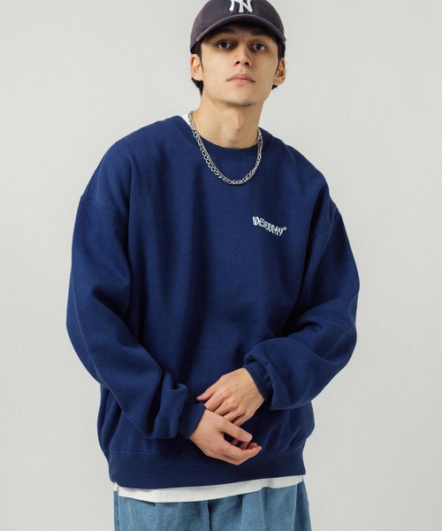 Ressaca(レサーカ)の「オーバーサイズ バックプリント クルーネックスウェット(スウェット・メンズ・グレー系その他/ブラック/グレー/ブルー/ブラック系その他/ネイビー・L/M/XL)」の19枚目の写真
