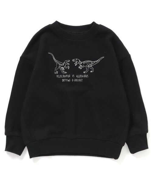 BREEZE（ブリーズ）の「【裏毛】恐竜VSトレーナー（スウェット・キッズ・グリーン/イエロー/オレンジ/ブルー/ブラック/パープル/グレー/ブラウン・100/110/120/130/140/90/80）」の18枚目の写真