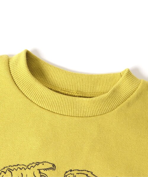 BREEZE（ブリーズ）の「【裏毛】恐竜VSトレーナー（スウェット・キッズ・グリーン/イエロー/オレンジ/ブルー/ブラック/パープル/グレー/ブラウン・100/110/120/130/140/90/80）」の19枚目の写真