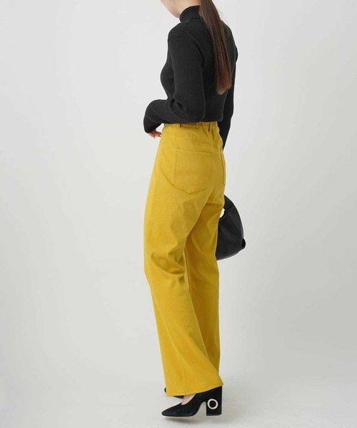 HONEYSUCKLE ROSE(ハニーサックルローズ)の「【HONEYSUCKLE ROSE】リブタートルネック(ニット/セーター・レディース・オフホワイト/ブラック/グリーン・M/L/S)」の8枚目の写真