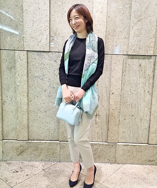 La TOTALITE（ラトータリテ）の「VISPO バックビジュープルオーバー。（ニット/セーター・レディース・ブラック/サックスブルー/イエロー・FREE）」の16枚目の写真