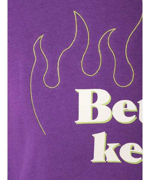 jouetie（ジュエティ）の「ファイヤーグラフィックルーズプルオーバー（Tシャツ/カットソー・レディース・ブラック/オフホワイト/パープル・MEDIUM）」の12枚目の写真