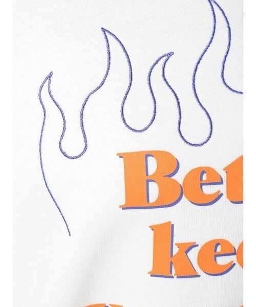 jouetie（ジュエティ）の「ファイヤーグラフィックルーズプルオーバー（Tシャツ/カットソー・レディース・ブラック/オフホワイト/パープル・MEDIUM）」の13枚目の写真