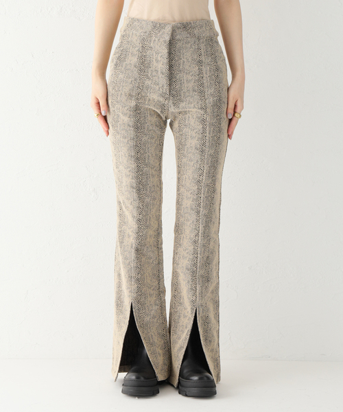 GHOSPELL(ゴスペル)の「【GHOSPELL/ゴスペル】 Rayne Split Hem Trousers:パンツ(その他パンツ・レディース・ブラウン・SMALL/X-SMALL)」の13枚目の写真