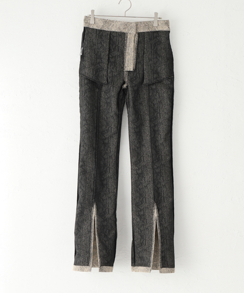 GHOSPELL(ゴスペル)の「【GHOSPELL/ゴスペル】 Rayne Split Hem Trousers:パンツ(その他パンツ・レディース・ブラウン・SMALL/X-SMALL)」の7枚目の写真