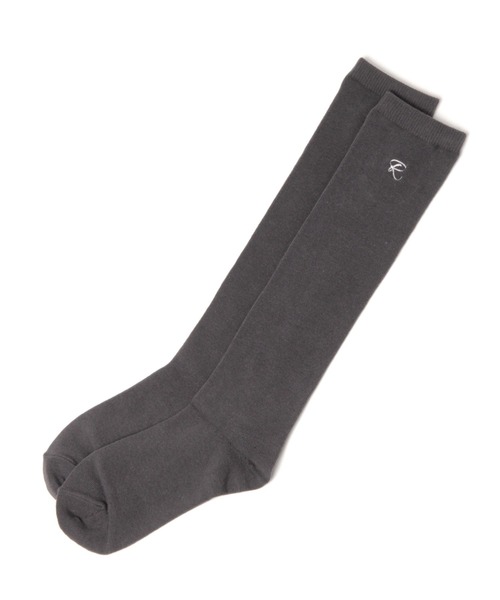 repipi armario（レピピ アルマリオ）の「Rシシュウロゴハイソックス（ソックス/靴下・キッズ・グレー系その他2/ホワイト/ブラック/グレー系その他/ブラウン系その他・FREE）」の5枚目の写真