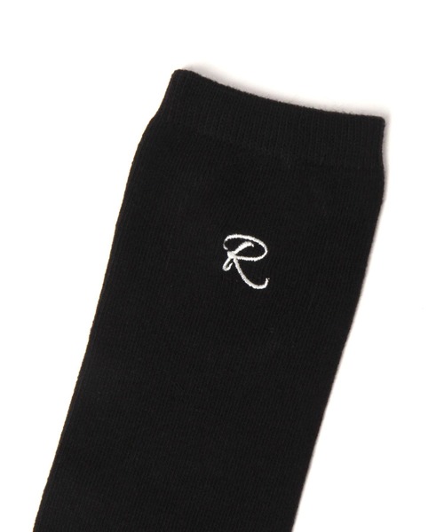 repipi armario（レピピ アルマリオ）の「Rシシュウロゴハイソックス（ソックス/靴下・キッズ・グレー系その他2/ホワイト/ブラック/グレー系その他/ブラウン系その他・FREE）」の6枚目の写真