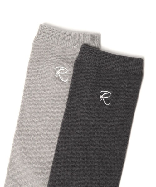 repipi armario（レピピ アルマリオ）の「Rシシュウロゴハイソックス（ソックス/靴下・キッズ・グレー系その他2/ホワイト/ブラック/グレー系その他/ブラウン系その他・FREE）」の10枚目の写真