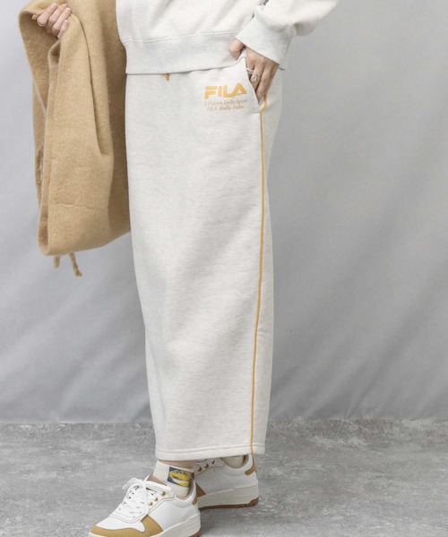 FILA（フィラ）の「【FILA】パイピングスカート（スカート・レディース・オフホワイト/グレー/ブラック・L/M）」の3枚目の写真