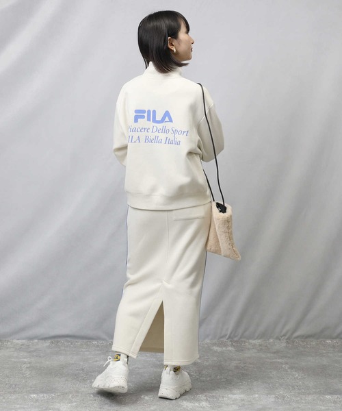 FILA（フィラ）の「【FILA】パイピングスカート（スカート・レディース・オフホワイト/グレー/ブラック・L/M）」の6枚目の写真