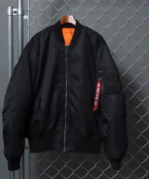 アルファ　ma-1 ブラック ALPHA（アルファ）TYPE MA-1 ビンテージ復刻 パッチ付 [BLACK