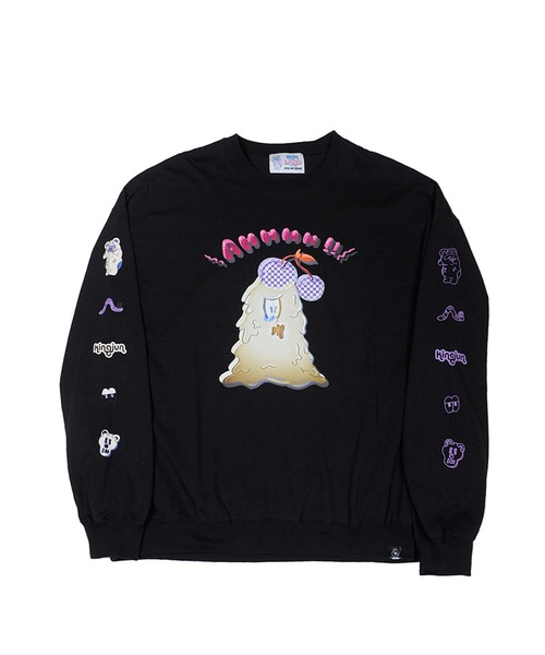 LAND by MILKBOY(ランドバイミルクボーイ)の「KJ CHERRY MONSTER L.S. TEE(Tシャツ/カットソー・レディース・B/A・FREE)」の1枚目の写真