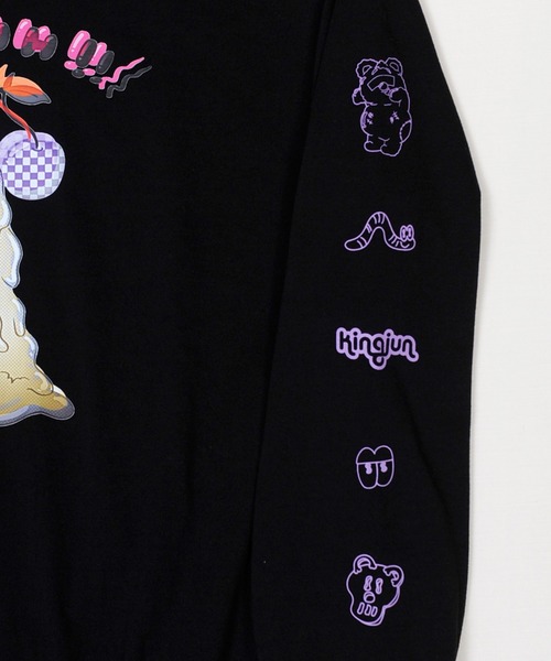LAND by MILKBOY(ランドバイミルクボーイ)の「KJ CHERRY MONSTER L.S. TEE(Tシャツ/カットソー・レディース・B/A・FREE)」の6枚目の写真