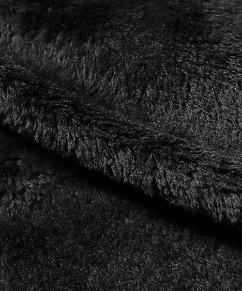 and wander（アンドワンダー）の「and wander/アンドワンダー high loft fleece jacket フリースジャケット ボアジャケット（ブルゾン・メンズ・オリーブ/ブラック・M/L/XL）」の6枚目の写真
