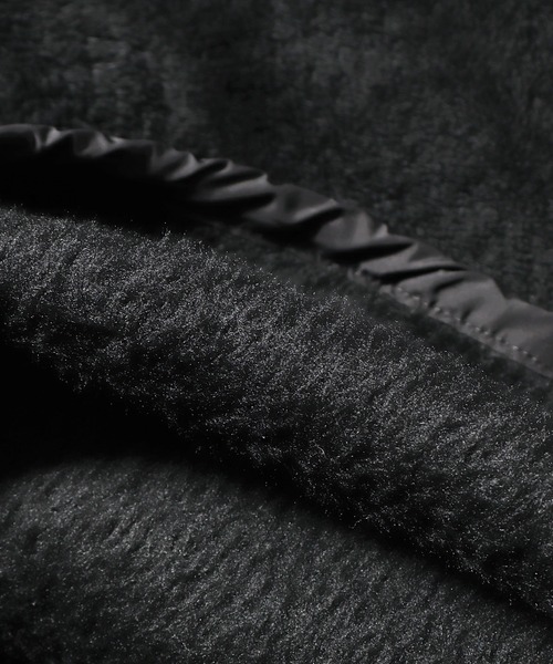 and wander（アンドワンダー）の「and wander/アンドワンダー high loft fleece jacket フリースジャケット ボアジャケット（ブルゾン・メンズ・オリーブ/ブラック・M/L/XL）」の12枚目の写真