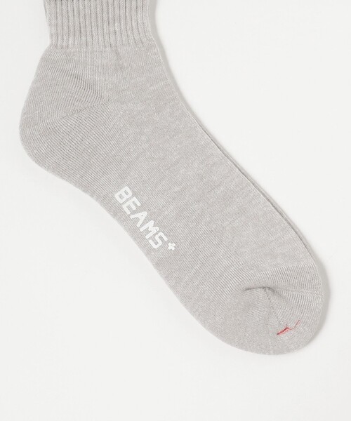 BEAMS PLUS（ビームスプラス）の「BEAMS PLUS / コットン リネン ショート パイル ソックス（ソックス/靴下・メンズ・オフホワイト/ライトグレー/ベージュ/オレンジ・ONE SIZE）」の6枚目の写真