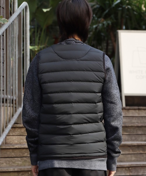 Vincent et Mireille(バンソンエミレイユ)の「Vincent et Mireille/バンソンエミレイユ STITCHLESS DOWN VEST ダウンベスト(ベスト・メンズ・ライトベージュ/ブラック/ネイビー/ダークベージュ・36/40/42)」の12枚目の写真