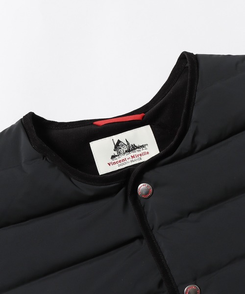 Vincent et Mireille(バンソンエミレイユ)の「Vincent et Mireille/バンソンエミレイユ STITCHLESS DOWN VEST ダウンベスト(ベスト・メンズ・ライトベージュ/ブラック/ネイビー/ダークベージュ・36/40/42)」の13枚目の写真