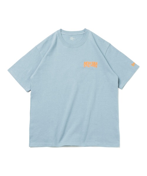 NEW ERA（ニューエラ）の「ニューエラ 半袖Tシャツ ミラーロゴ ヘビーウェイト（Tシャツ/カットソー・メンズ・ブラック/ブルー/ホワイト/ベージュ・L/M/XL/XXL/S）」の4枚目の写真
