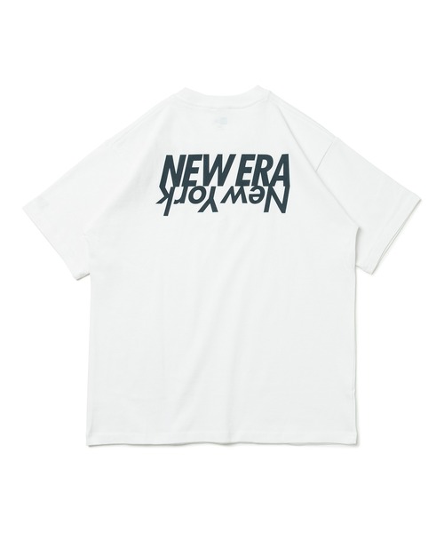 NEW ERA（ニューエラ）の「ニューエラ 半袖Tシャツ ミラーロゴ ヘビーウェイト（Tシャツ/カットソー・メンズ・ブラック/ブルー/ホワイト/ベージュ・L/M/XL/XXL/S）」の7枚目の写真