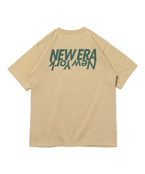 NEW ERA（ニューエラ）の「ニューエラ 半袖Tシャツ ミラーロゴ ヘビーウェイト（Tシャツ/カットソー・メンズ・ブラック/ブルー/ホワイト/ベージュ・L/M/XL/XXL/S）」の5枚目の写真