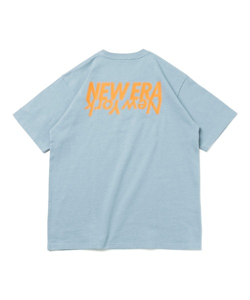 NEW ERA（ニューエラ）の「ニューエラ 半袖Tシャツ ミラーロゴ ヘビーウェイト（Tシャツ/カットソー・メンズ・ブラック/ブルー/ホワイト/ベージュ・L/M/XL/XXL/S）」の8枚目の写真