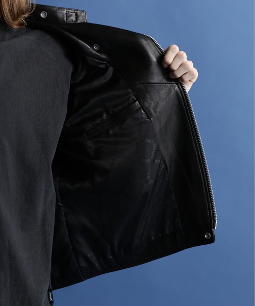 schott（ショット）の「Schott/ショット/DOUBLE BREST RIDERS/ダブルブレストライダース（ライダースジャケット・メンズ・ブラック・S/2XL/XL/L/M）」の13枚目の写真