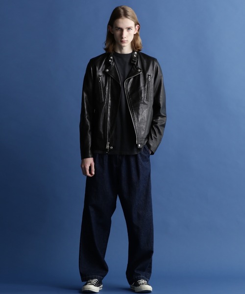 schott（ショット）の「Schott/ショット/DOUBLE BREST RIDERS/ダブルブレストライダース（ライダースジャケット・メンズ・ブラック・S/2XL/XL/L/M）」の14枚目の写真