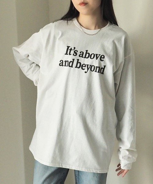 Riberry(リベリー)の「GILDAN It's aboveプリントロンT(Tシャツ/カットソー・レディース・ホワイト×ブラック/ホワイト×グリーン/ブラック・LARGE)」の14枚目の写真