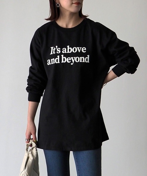 Riberry(リベリー)の「GILDAN It's aboveプリントロンT(Tシャツ/カットソー・レディース・ホワイト×ブラック/ホワイト×グリーン/ブラック・LARGE)」の16枚目の写真