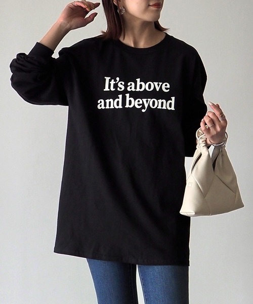 Riberry(リベリー)の「GILDAN It's aboveプリントロンT(Tシャツ/カットソー・レディース・ホワイト×ブラック/ホワイト×グリーン/ブラック・LARGE)」の17枚目の写真