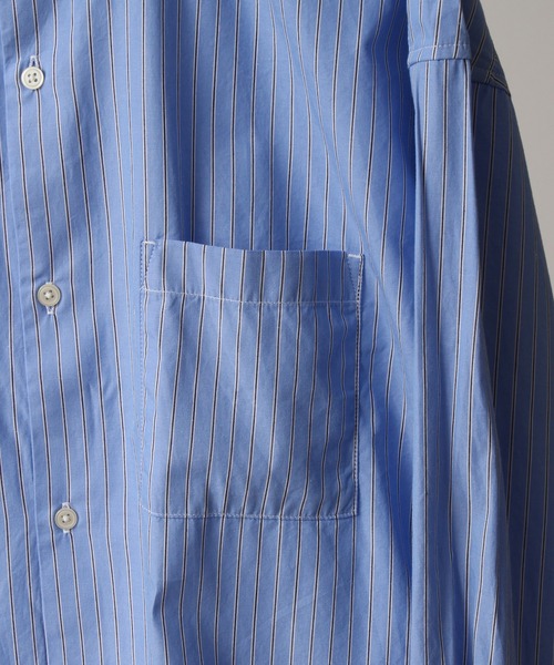 Art re A select(アトリエセレクト)の「50Broad Oversized Stripe Shirts/50ブロード オーバーサイズ ストライプシャツ(シャツ/ブラウス・メンズ・ホワイト系その他/ブルー系その他/ブルー系その他2・M/L)」の6枚目の写真