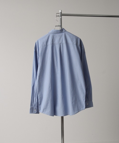 Art re A select(アトリエセレクト)の「50Broad Oversized Stripe Shirts/50ブロード オーバーサイズ ストライプシャツ(シャツ/ブラウス・メンズ・ホワイト系その他/ブルー系その他/ブルー系その他2・M/L)」の4枚目の写真