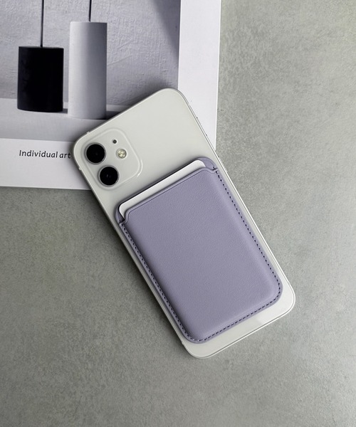 DISCOAT(ディスコート)の「シンプルスマホカードケース(スマホグッズ・レディース・ベージュ/ブラック/ピンク/パープル・FREE)」の3枚目の写真