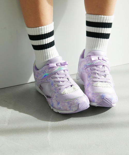 MoonStar(ムーンスター)の「【KIDS】【MoonStar/ムーンスター】LUVRUSH(スニーカー・キッズ・パープル/ピンク/ブルー系その他4・19/18/21/20)」の5枚目の写真