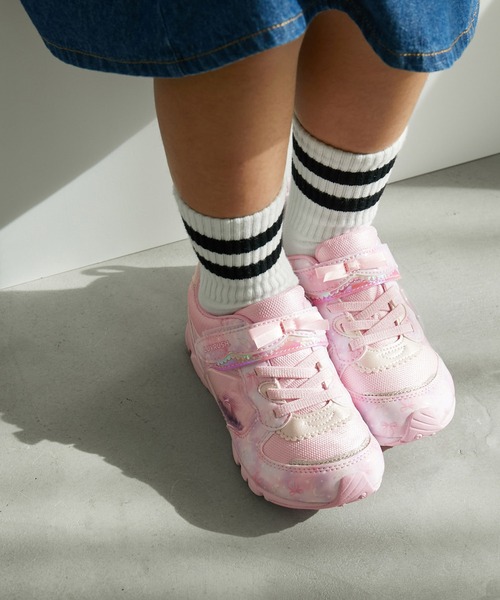 MoonStar(ムーンスター)の「【KIDS】【MoonStar/ムーンスター】LUVRUSH(スニーカー・キッズ・パープル/ピンク/ブルー系その他4・19/18/21/20)」の6枚目の写真