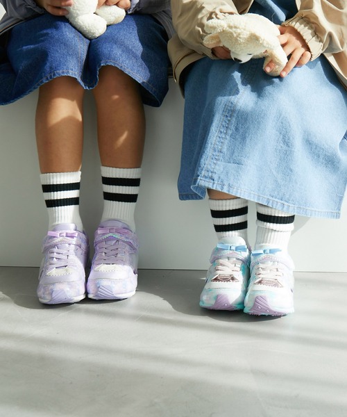 MoonStar(ムーンスター)の「【KIDS】【MoonStar/ムーンスター】LUVRUSH(スニーカー・キッズ・パープル/ピンク/ブルー系その他4・19/18/21/20)」の7枚目の写真