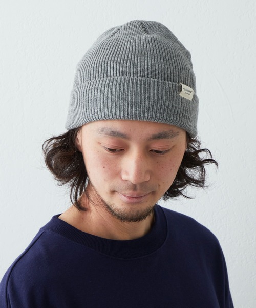 CIAOPANIC TYPY（チャオパニックティピー）の「□ニットワッチ（ニットキャップ/ビーニー・メンズ・ブルー/グレー/ホワイト/ブラック・ONE SIZE）」の4枚目の写真