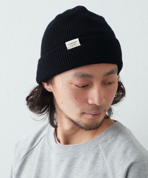CIAOPANIC TYPY（チャオパニックティピー）の「□ニットワッチ（ニットキャップ/ビーニー・メンズ・ブルー/グレー/ホワイト/ブラック・ONE SIZE）」の3枚目の写真