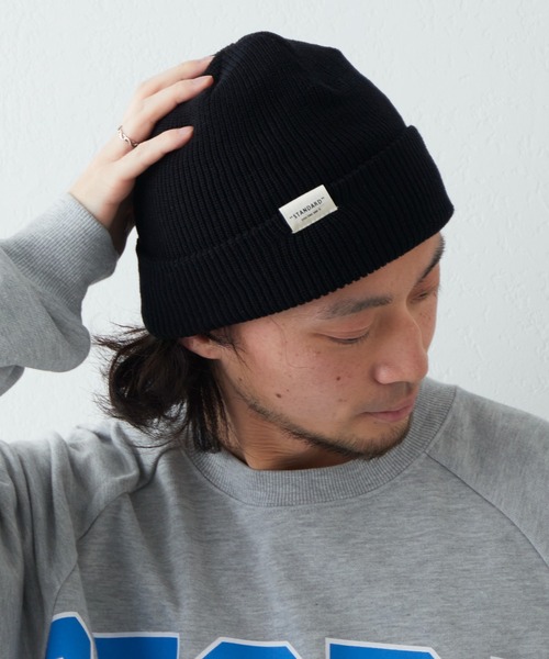 CIAOPANIC TYPY（チャオパニックティピー）の「□ニットワッチ（ニットキャップ/ビーニー・メンズ・ブルー/グレー/ホワイト/ブラック・ONE SIZE）」の8枚目の写真