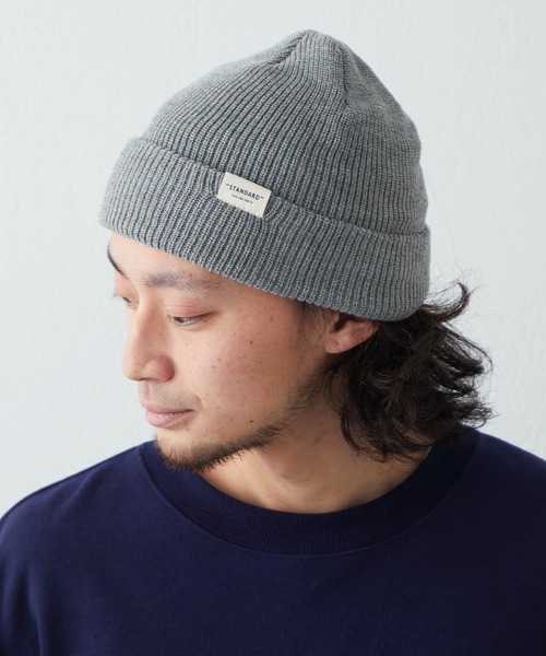 CIAOPANIC TYPY（チャオパニックティピー）の「□ニットワッチ（ニットキャップ/ビーニー・メンズ・ブルー/グレー/ホワイト/ブラック・ONE SIZE）」の12枚目の写真