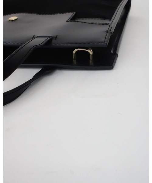 atneK（アトネック）の「【atneK】パラフィンキャンバストート（トートバッグ・レディース・ネイビー・FREE）」の7枚目の写真