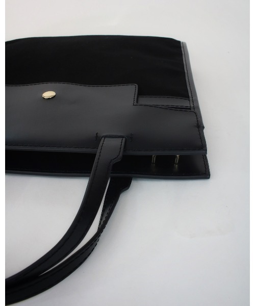 atneK（アトネック）の「【atneK】パラフィンキャンバストート（トートバッグ・レディース・ネイビー・FREE）」の6枚目の写真