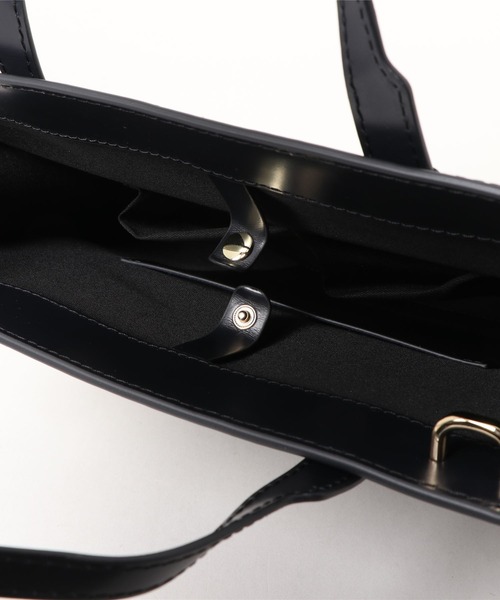 atneK（アトネック）の「【atneK】パラフィンキャンバストート（トートバッグ・レディース・ネイビー・FREE）」の12枚目の写真