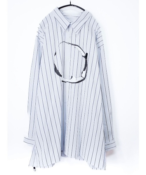 0658（ゼロロクゴーハチ）の「0658/ゼロロクゴーハチ/Scorch paper over size shirt（シャツ/ブラウス・レディース・レッド/ブルー・F）」の7枚目の写真