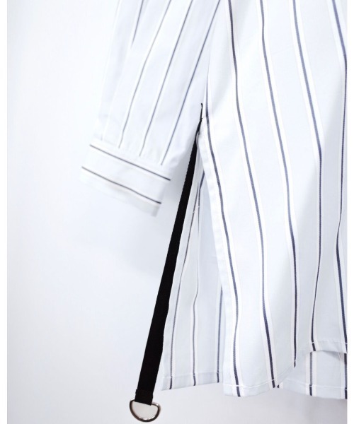 0658（ゼロロクゴーハチ）の「0658/ゼロロクゴーハチ/Scorch paper over size shirt（シャツ/ブラウス・レディース・レッド/ブルー・F）」の8枚目の写真