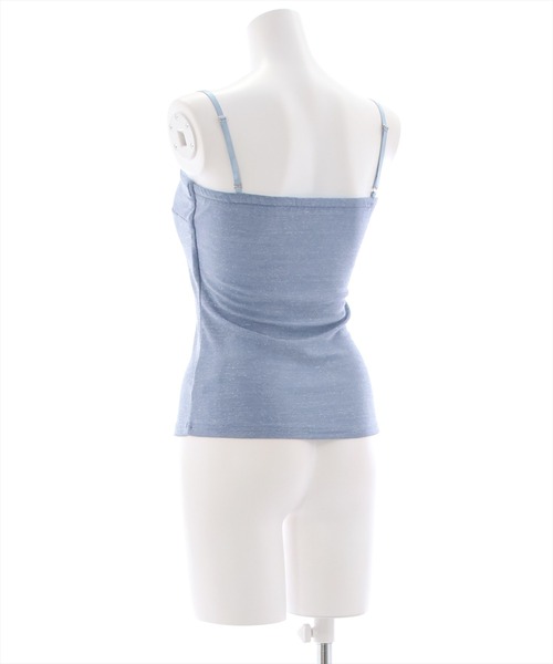 clear（クリア）の「カップ付きラメベアトップ/インナー（チューブトップ・レディース・ブルー/ピンク/シルバー・F）」の4枚目の写真